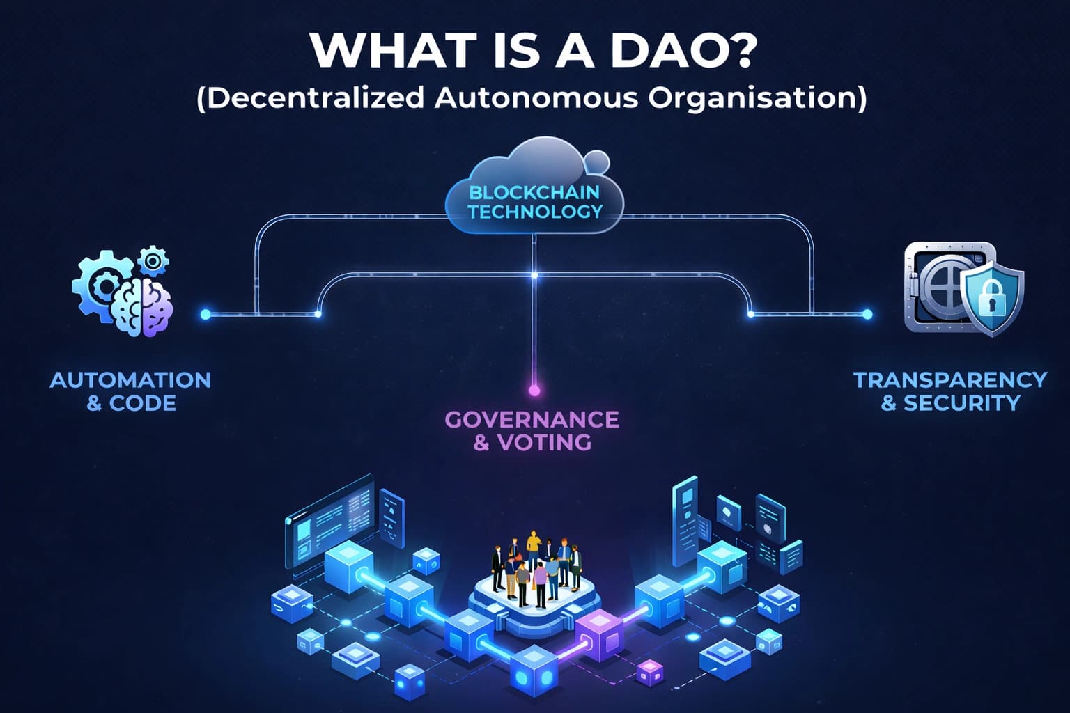 What is a DAO (Decentralised Autonomous Organisation) In Blockchain Technology?